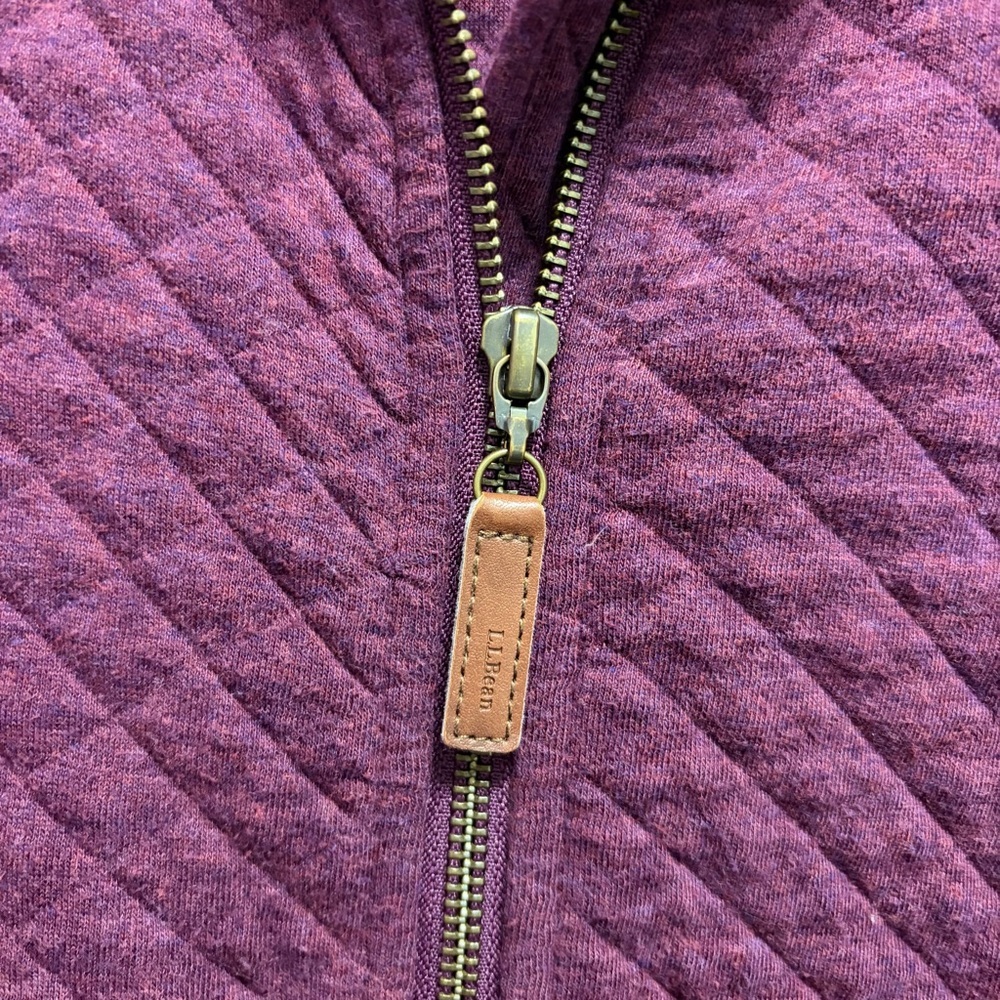 L.L. Bean Maroon Quilted Jacket - Picture 5 of 6